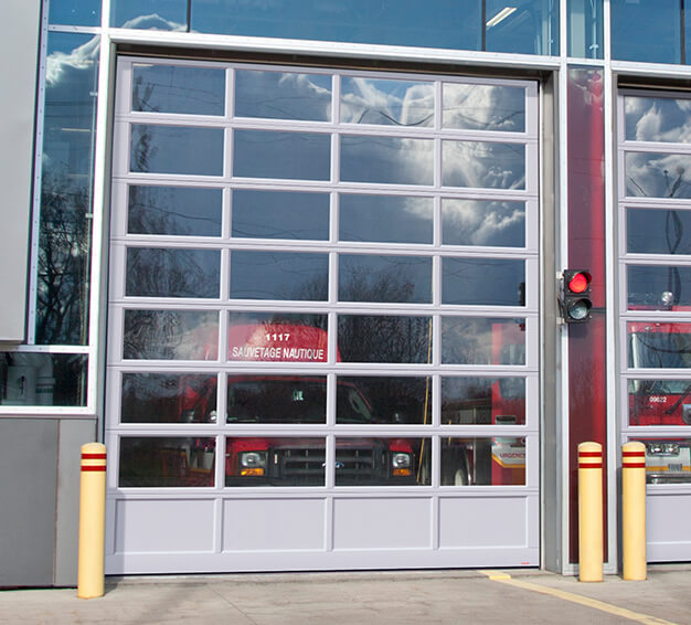 Portes G-4400, 14' x 16', Profilé Anodisé