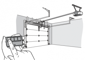 Schema télécommande d'ouvre-porte de garage