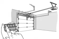 Schema télécommande d'ouvre-porte de garage